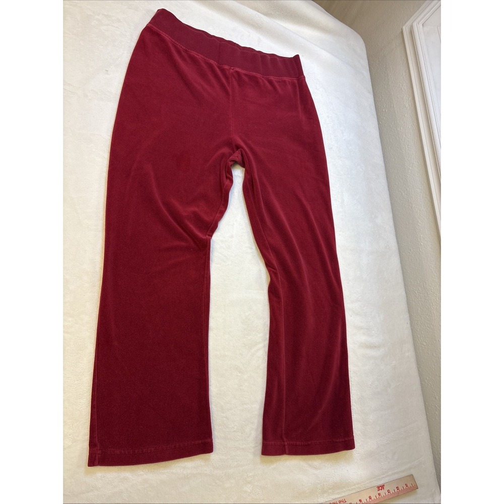 Vintage‎ In Due Time, Velour Track Pants Size Medium Y2K